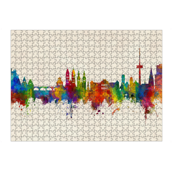 Puzzle Ravensburger "Koblenz Germany Skyline Urban" artboxONE - Städte