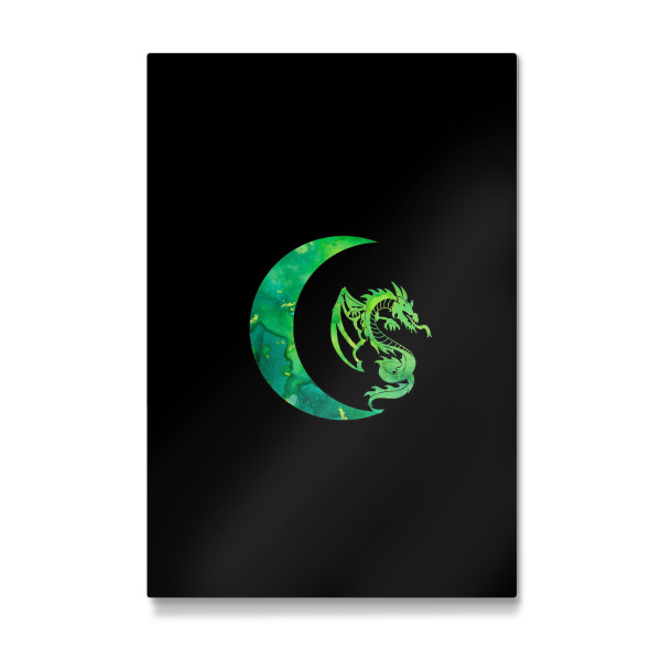 Galerie-Print "Jade Crescent Moon and Dragon" 30x20 cm artboxONE