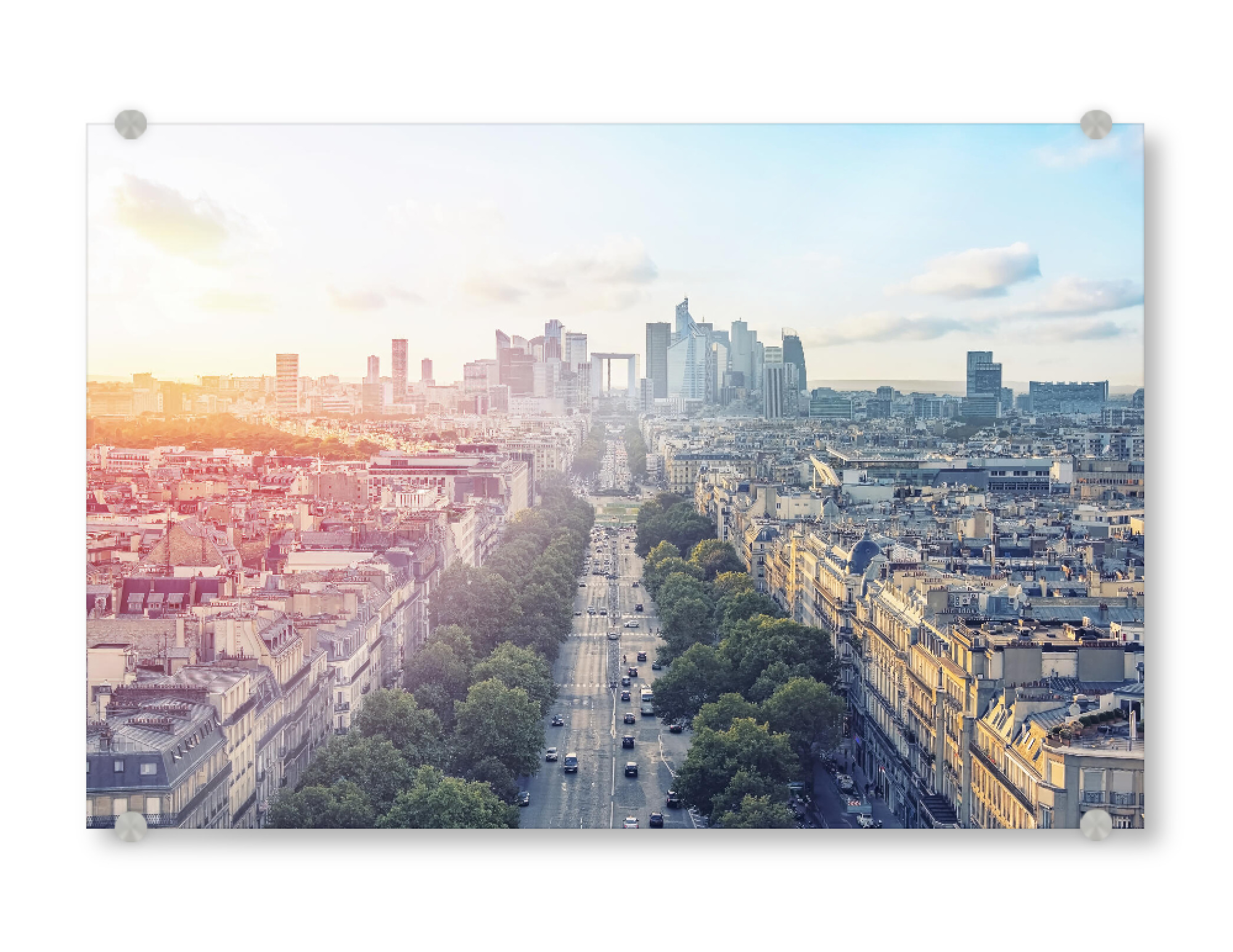 Acrylglasbild "Sweet Light Over Paris" artboxONE - Städte,Reise,Architektur,Städte / Paris,Reise / Länder