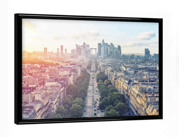 Poster mit schwarzem Rahmen "Sweet Light Over Paris" artboxONE - Städte,Reise,Architektur,Städte / Paris,Reise / Länder