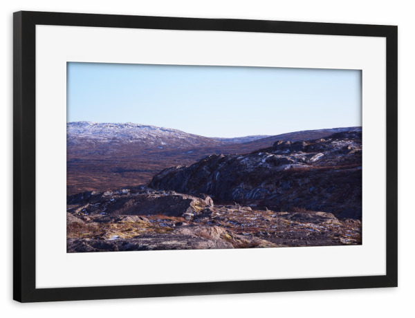 Poster mit Rahmen schwarz "Karge Landschaften" artboxONE - Natur,Reise,Reise / Länder