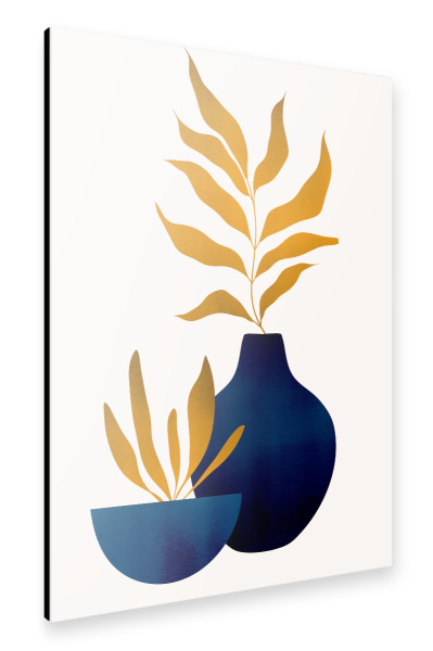 Alu-Dibond "Autumn Flowers in a vase" 30x20 cm artboxONE