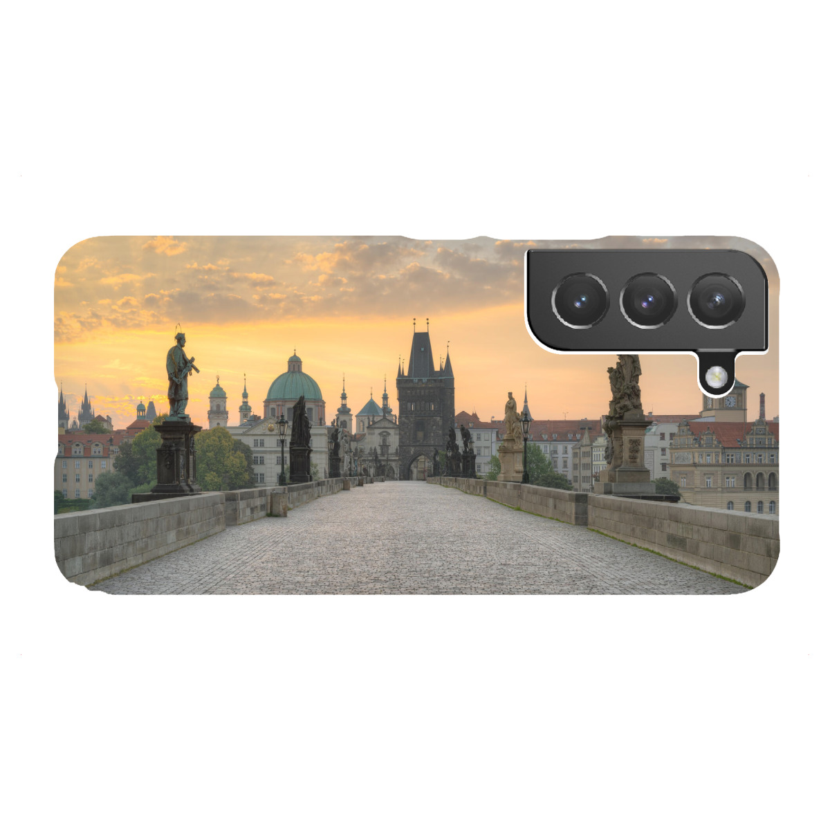 Samsung Galaxy "Auf der Karlsbrücke in Prag" Premium-Case Handyhülle artboxONE