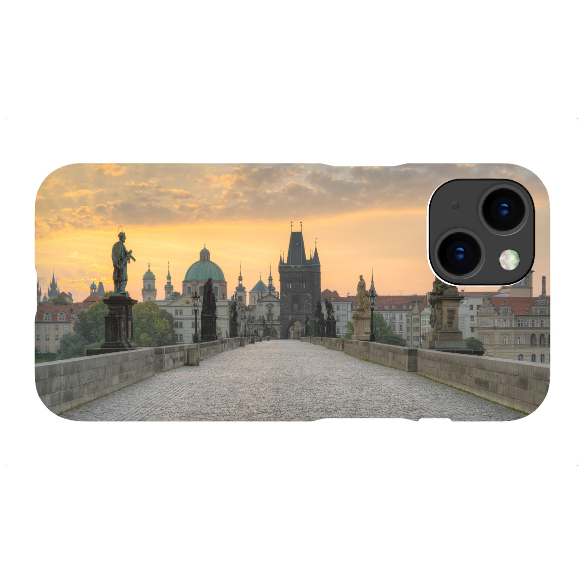 "Auf der Karlsbrücke in Prag"für iPhone - Premium-Case Handyhülle artboxONE