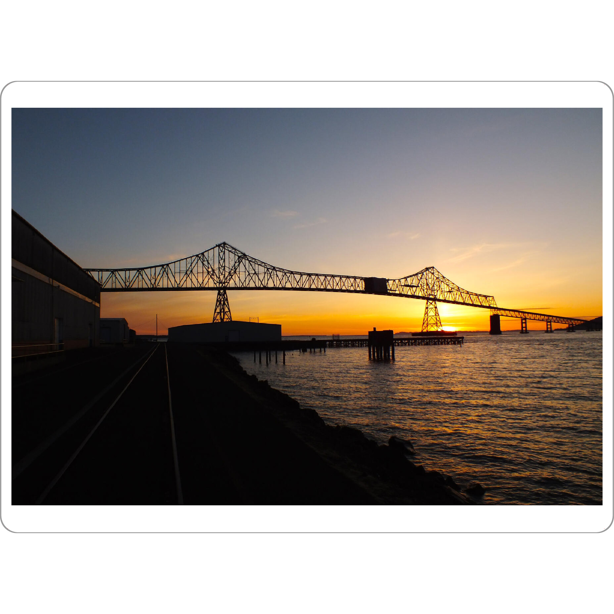 Tischset "Astoria Sunset, Oregon" artboxONE - Reise,Architektur