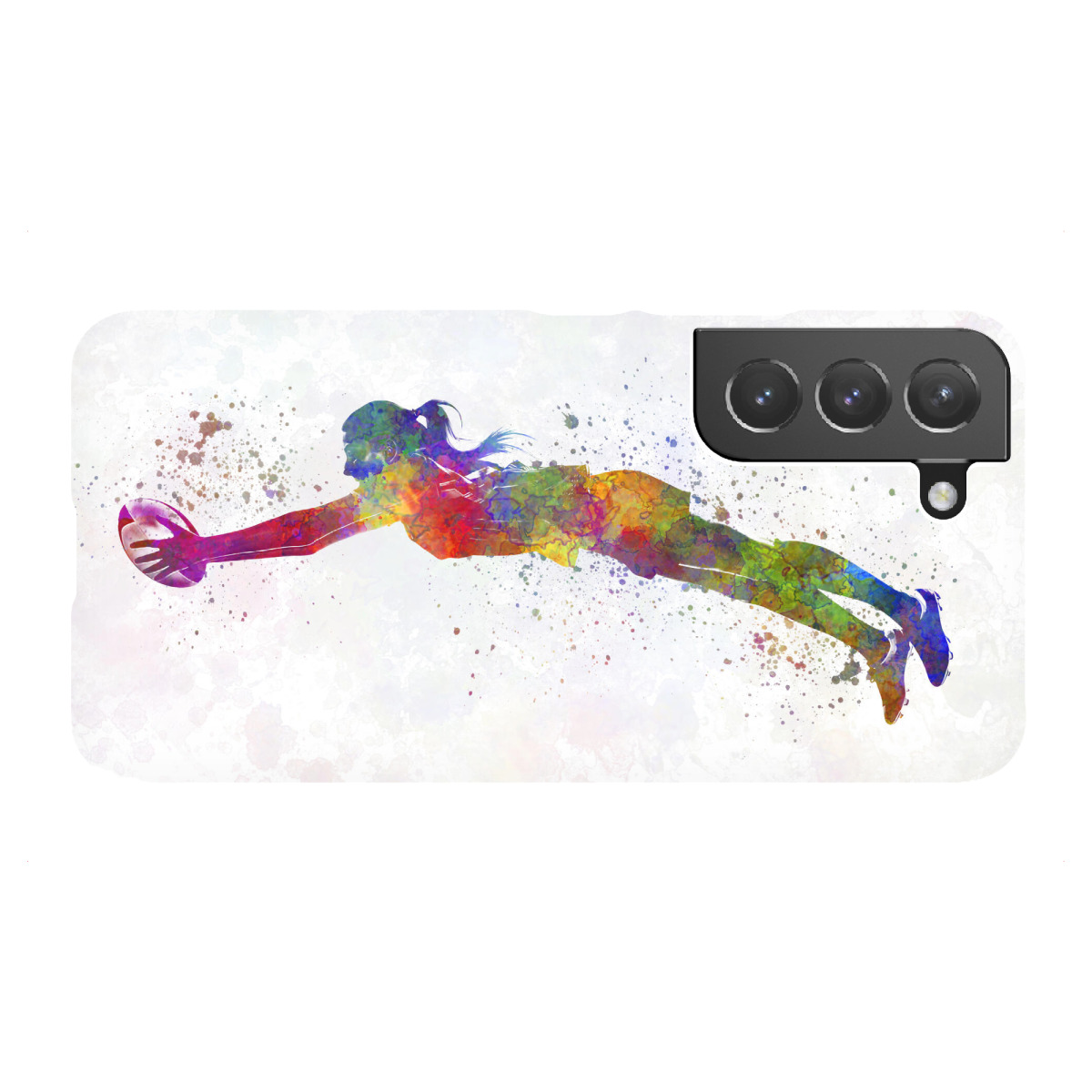 Samsung Galaxy "Watercolor female rugby-c" Premium-Case Handyhülle artboxONE
