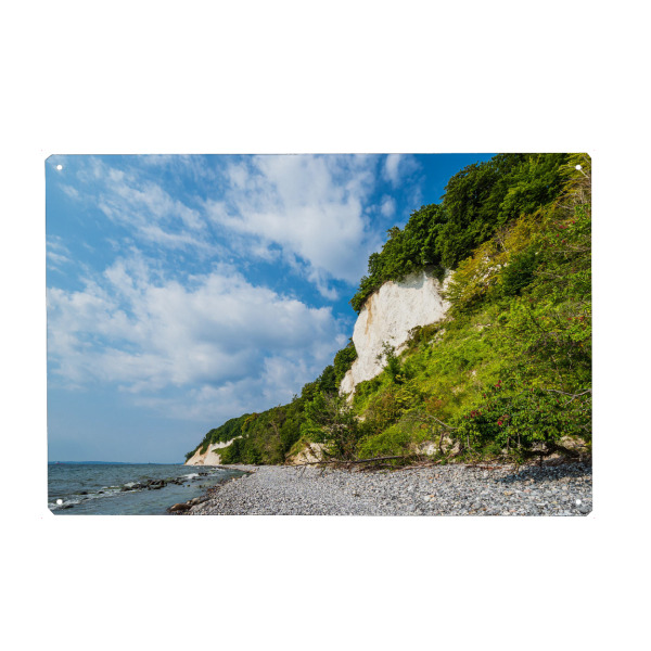 Metall Poster "Rügen mit Kreidefelsen" artboxONE - Natur,Reise,Reise / Strand und Meer