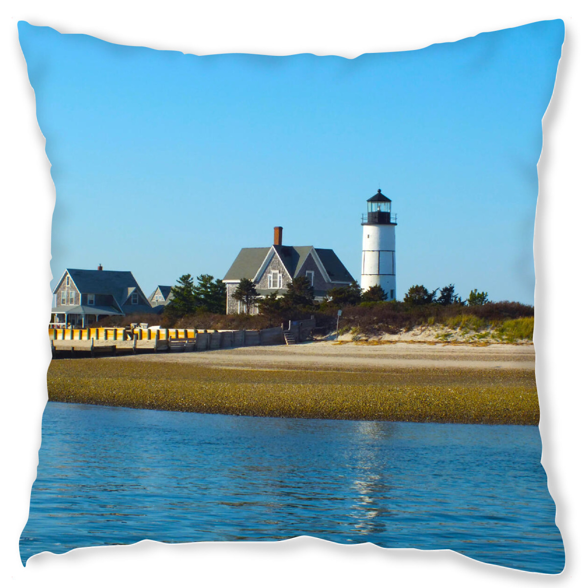 Design-Kissen "Sandy Neck Lighthouse" artboxONE - Reise / Strand und Meer