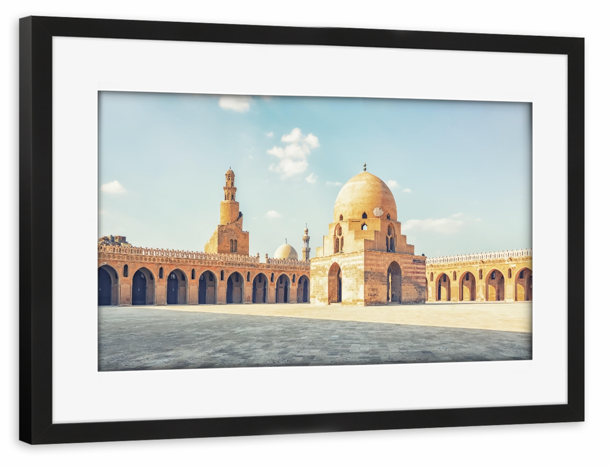 Poster mit Rahmen schwarz "Ibn Tulun" artboxONE - Städte,Reise,Architektur,Reise / Afrika,Reise / Länder
