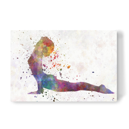 Watercolor yoga-b