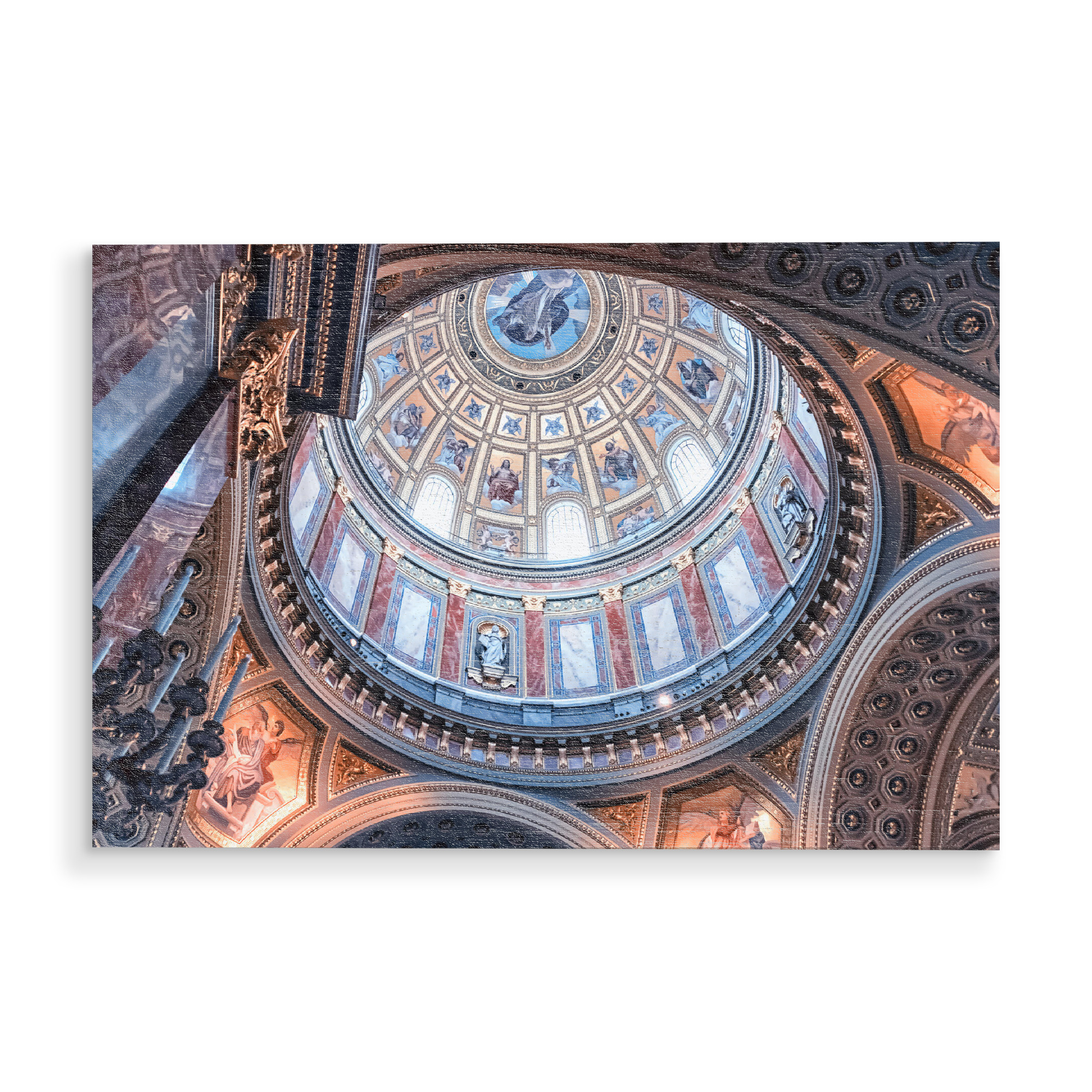 Holzbild "St. Stephens Dome" artboxONE - Städte,Reise,Architektur,Reise / Länder,Städte / Budapest