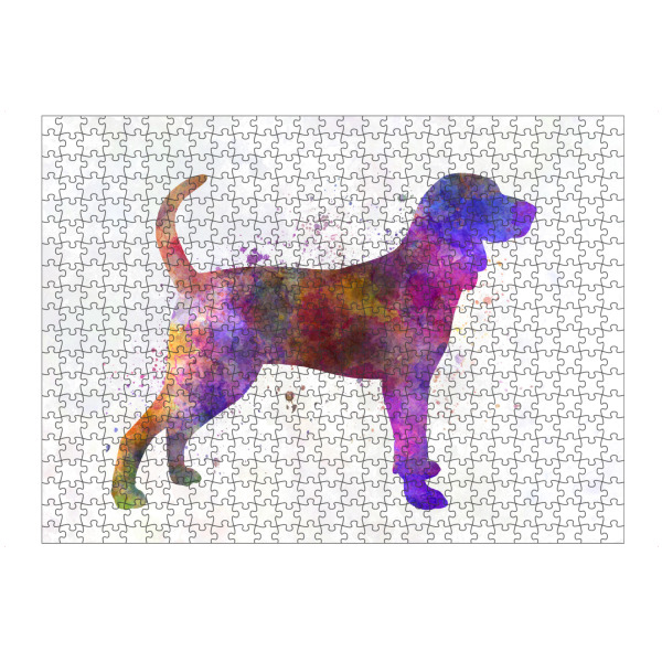 artboxONE Puzzle "Blue tick coon hound dog" artboxONE - Tiere