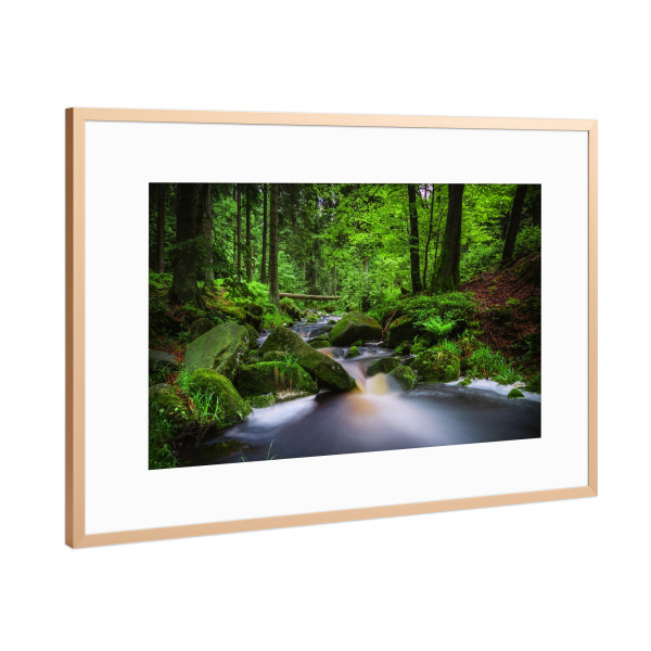 Poster mit Rahmen Kupfer "Harzlandschaften" artboxONE - Natur,Reise,Floral