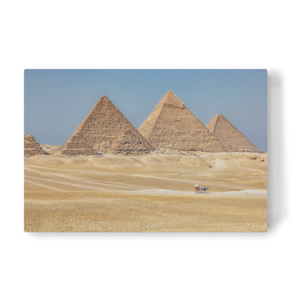 Leinwandbild "Giza Plateau" artboxONE - Städte,Reise,Architektur,Reise / Afrika,Reise / Länder