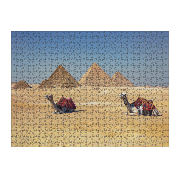 Puzzle Ravensburger "Giza Pyramids" artboxONE - Reise,Architektur,Reise / Afrika,Reise / Länder,Städte / Weitere