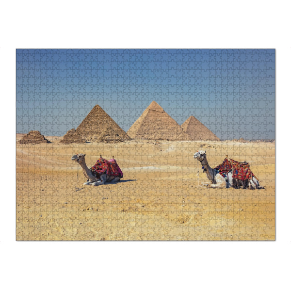 Puzzle Ravensburger "Giza Pyramids" artboxONE - Reise,Architektur,Reise / Afrika,Reise / Länder,Städte / Weitere