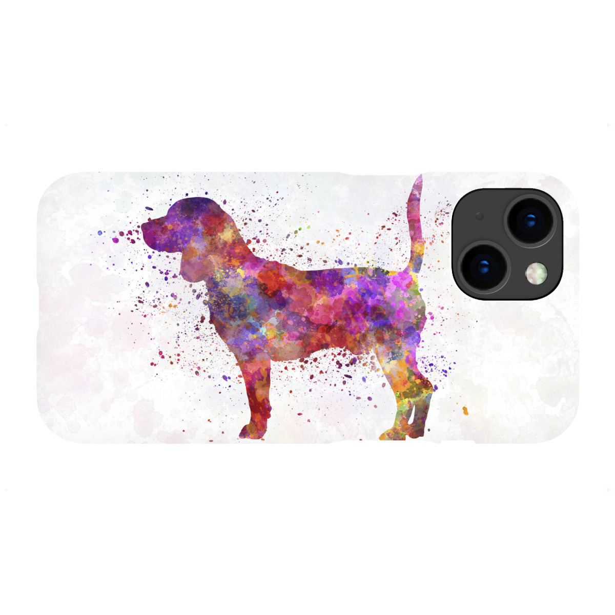 "Beagle in watercolor"für iPhone - Premium-Case Handyhülle artboxONE