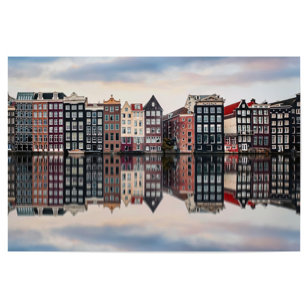 Poster "Damrak" artboxONE - Städte,Reise,Architektur,Reise / Länder,Städte / Amsterdam