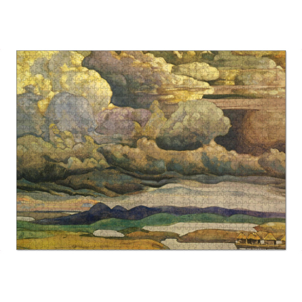 Puzzle Ravensburger "Der Himmelskampf" artboxONE - Natur,Reise