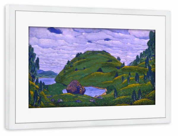 Poster mit Rahmen weiß "Das Frühlingsopfer" artboxONE - Natur,Reise