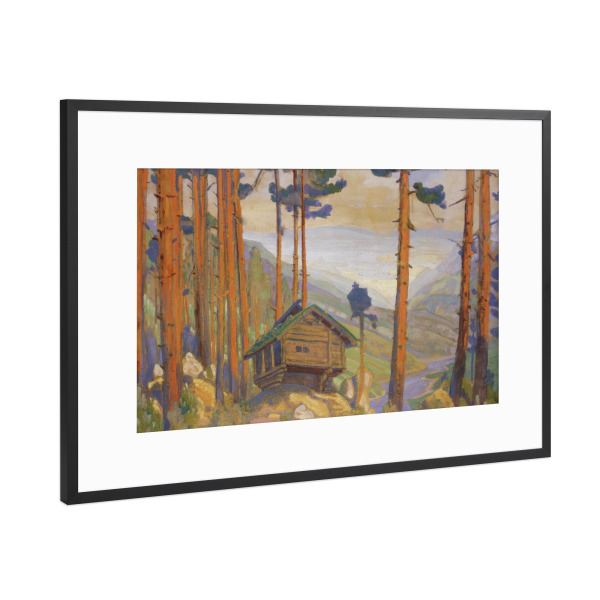 Poster mit Rahmen Schwarz (Metallic) "Theaterstück Peer Gynt" artboxONE - Natur