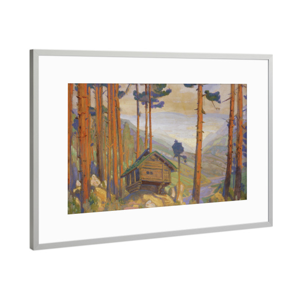 Poster mit Rahmen Silber "Theaterstück Peer Gynt" artboxONE - Natur