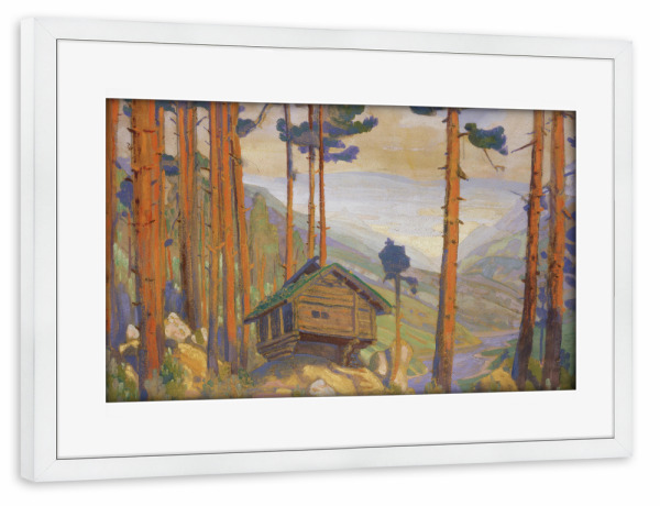 Poster mit Rahmen weiß "Theaterstück Peer Gynt" artboxONE - Natur