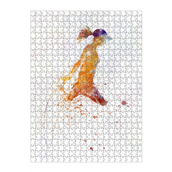 artboxONE Puzzle "Watercolor fitness-e" artboxONE - Sport - Sport,Sports,Watercolor,Fitness,Gym,Exercise,Athlete,Gymnast,Olympic - Bild sport