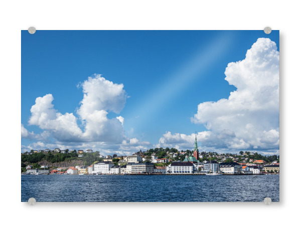 Acrylglasbild "Arendal in Norwegen" artboxONE - Reise,Architektur,Reise / Strand und Meer,Reise / Länder,Städte / Weitere