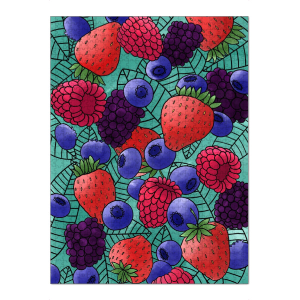 Puzzle Ravensburger "Berrybomb" artboxONE - Natur,Floral,Essen & Trinken / Obst & Gemüse