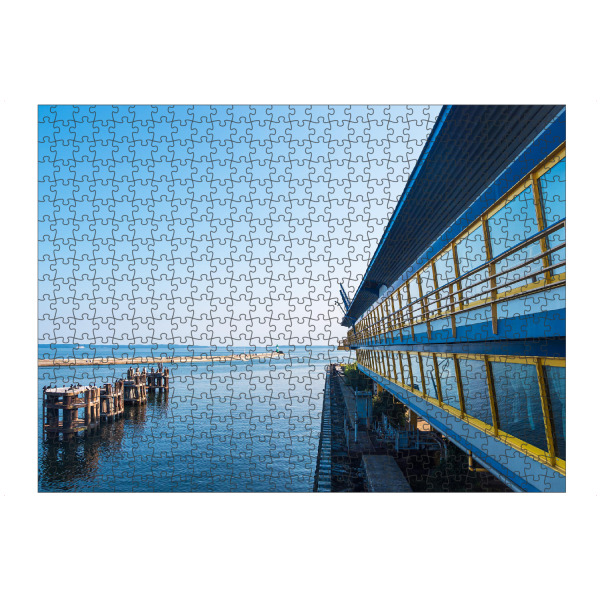 artboxONE Puzzle "Alter Fährbahnhof" artboxONE - Natur,Reise,Architektur,Reise / Strand und Meer