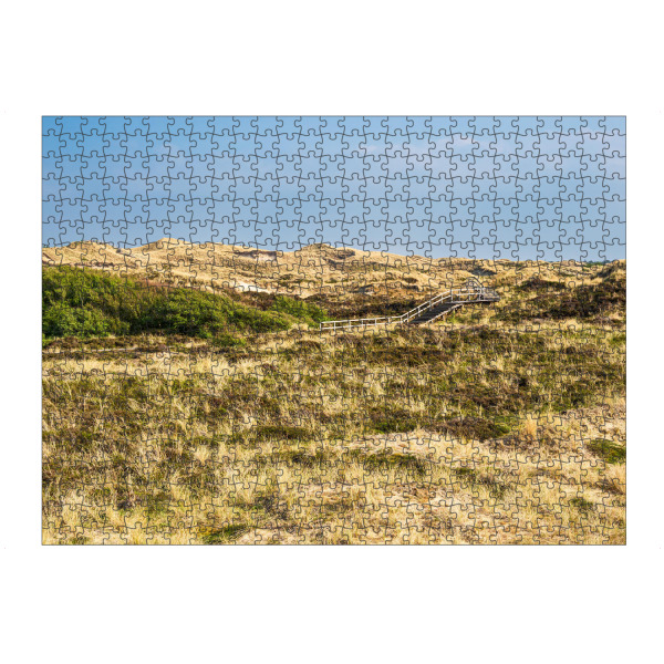 artboxONE Puzzle "Düne, Dühnengras und Treppe" artboxONE - Natur,Reise