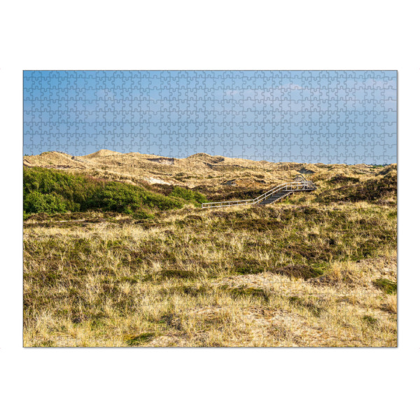 Puzzle Ravensburger "Düne, Dühnengras und Treppe" artboxONE - Natur,Reise