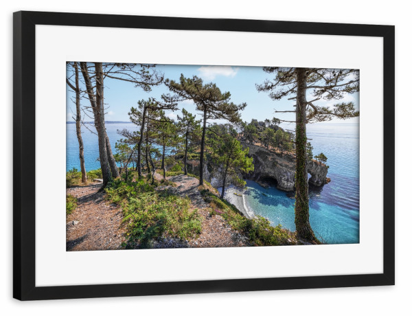 Poster mit Rahmen schwarz "Crozon Peninsula" artboxONE - Natur,Reise,Reise / Strand und Meer,Reise / Länder