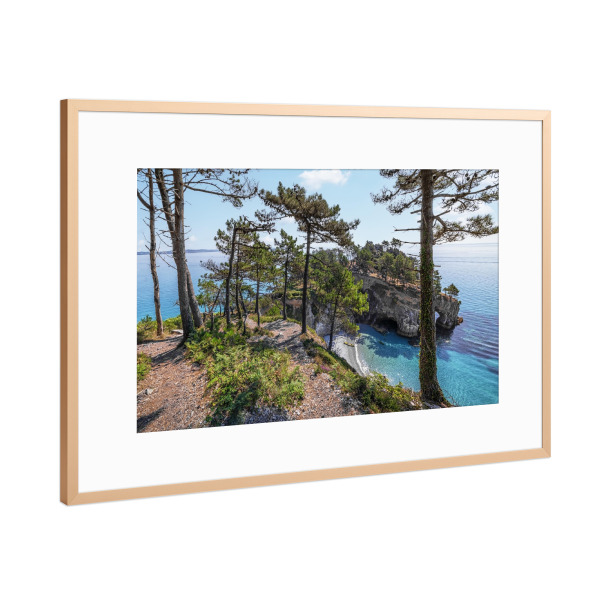 Poster mit Rahmen Kupfer "Crozon Peninsula" artboxONE - Natur,Reise,Reise / Strand und Meer,Reise / Länder