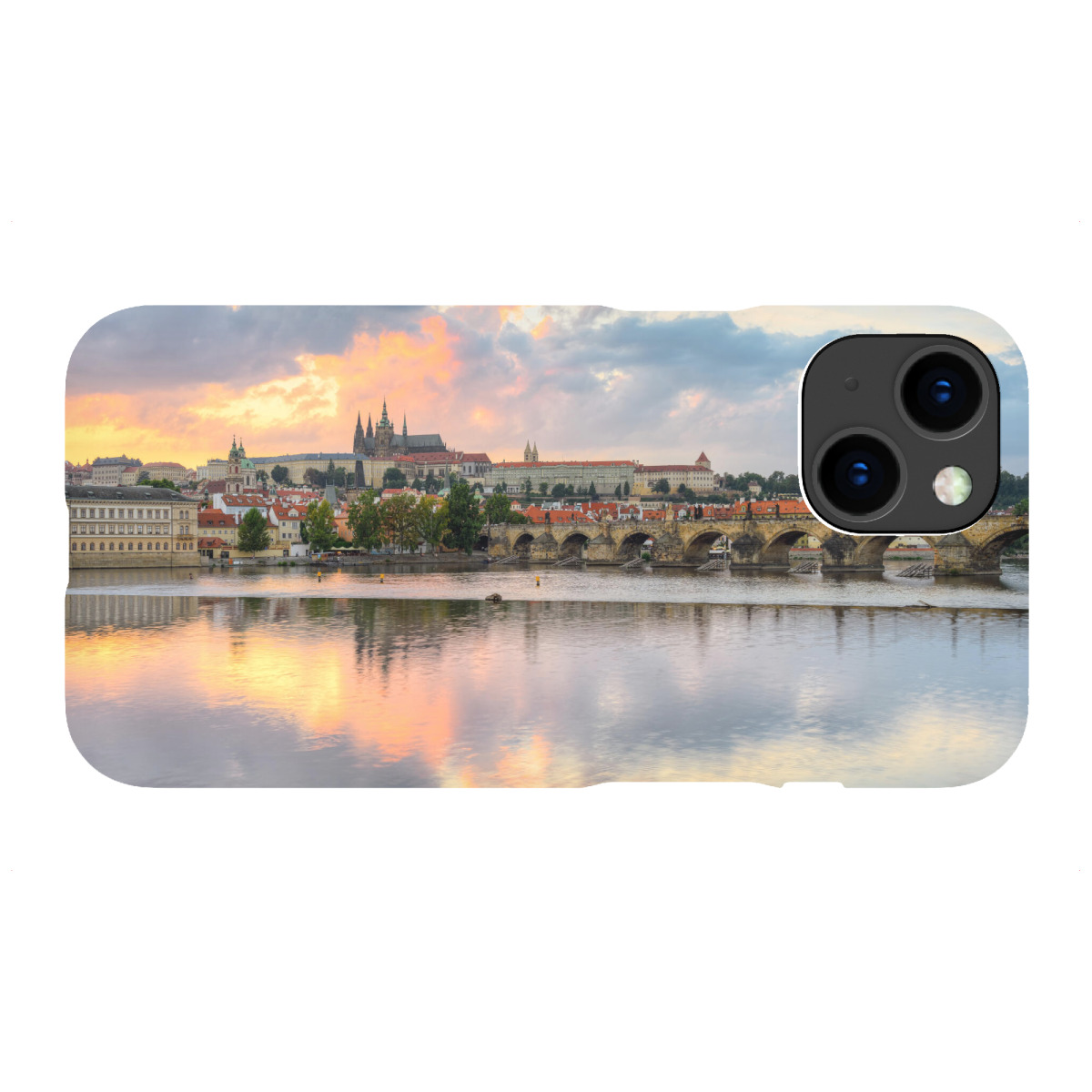 "Prager Burg und Karlsbrücke"für iPhone - Premium-Case Handyhülle artboxONE