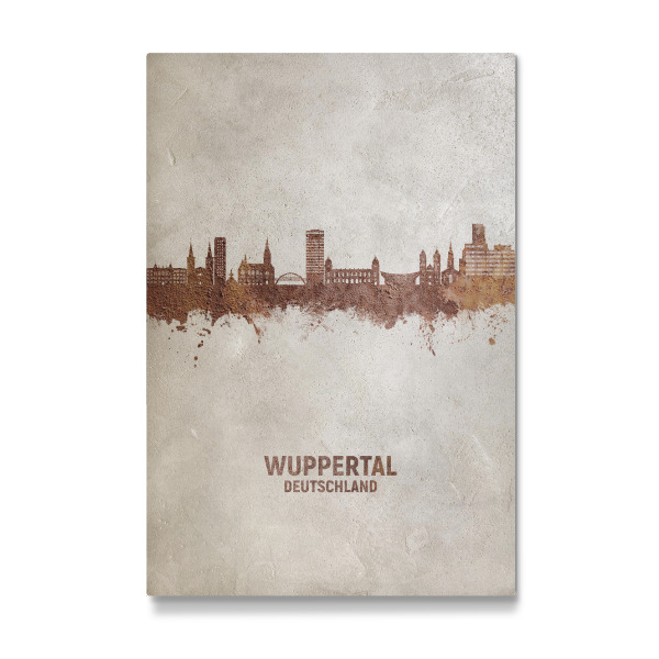 Galerie-Print "Wuppertal Germany Skyline Rust" 30x20 cm artboxONE