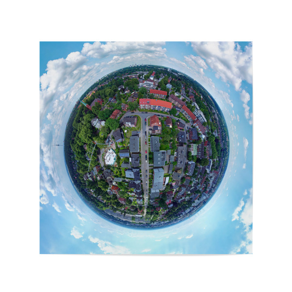 Poster 20x20 cm "Hamburg-Bergedorf Altlohbrügge" artboxONE - Städte,Städte / Hamburg,Reise,Architektur,Reise / Länder