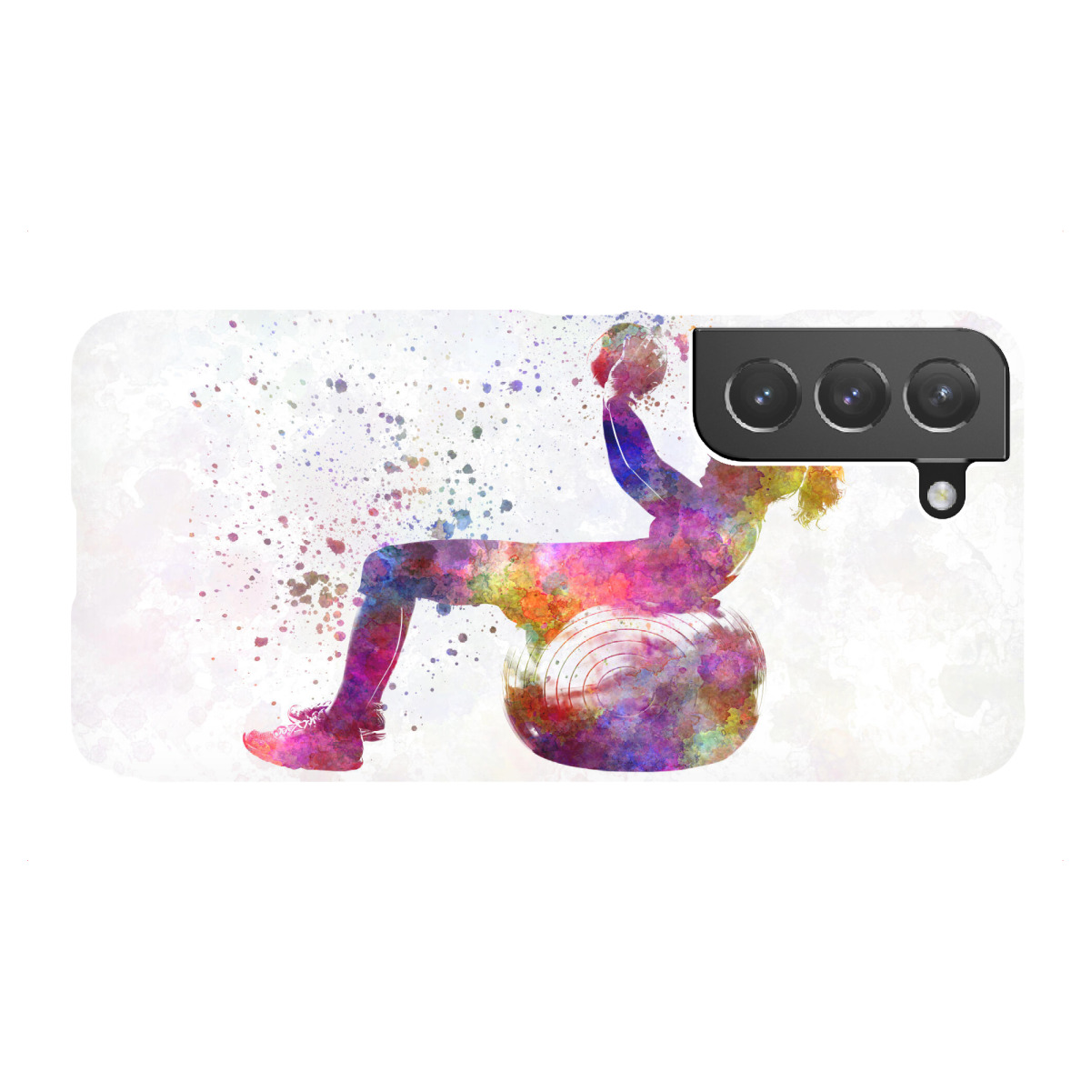 Samsung Galaxy "Watercolor fitness-b" Premium-Case Handyhülle artboxONE