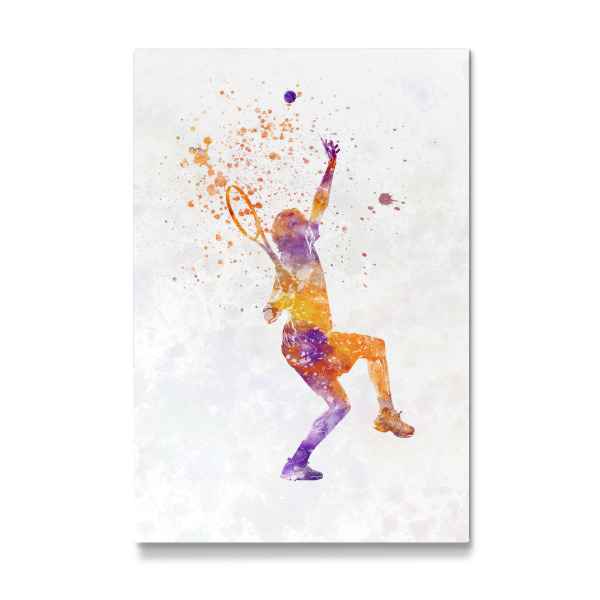 Galerie-Print "Playing tennis in watercolor" 30x20 cm artboxONE