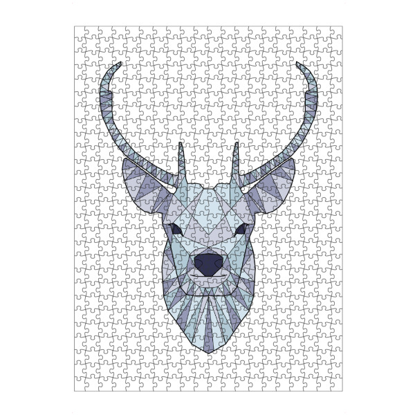 artboxONE Puzzle "Geometrischer Hirsch" artboxONE - Natur,Tiere,Abstrakt,Geometrie