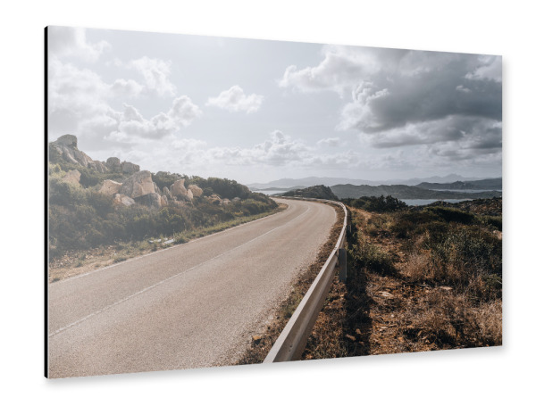 Alu-Dibond "Along the Road" 30x20 cm artboxONE