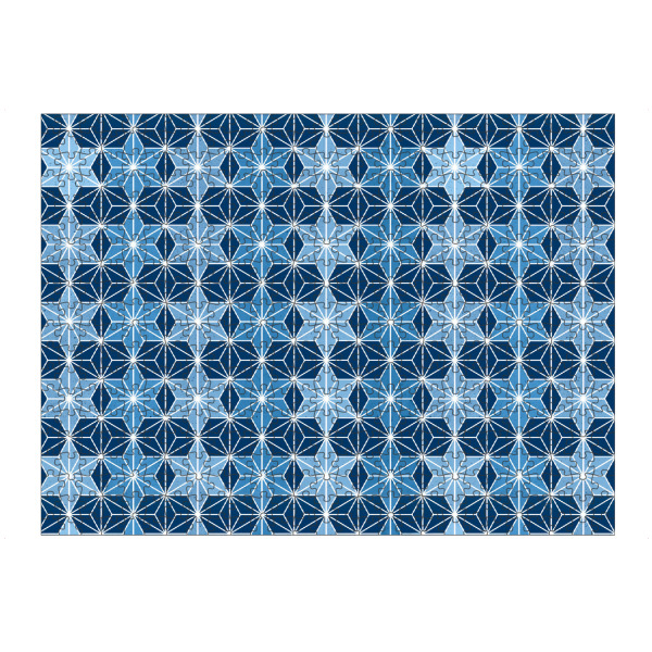 Puzzle Ravensburger "Modernes Schneeflocken-Muster" artboxONE - Abstrakt