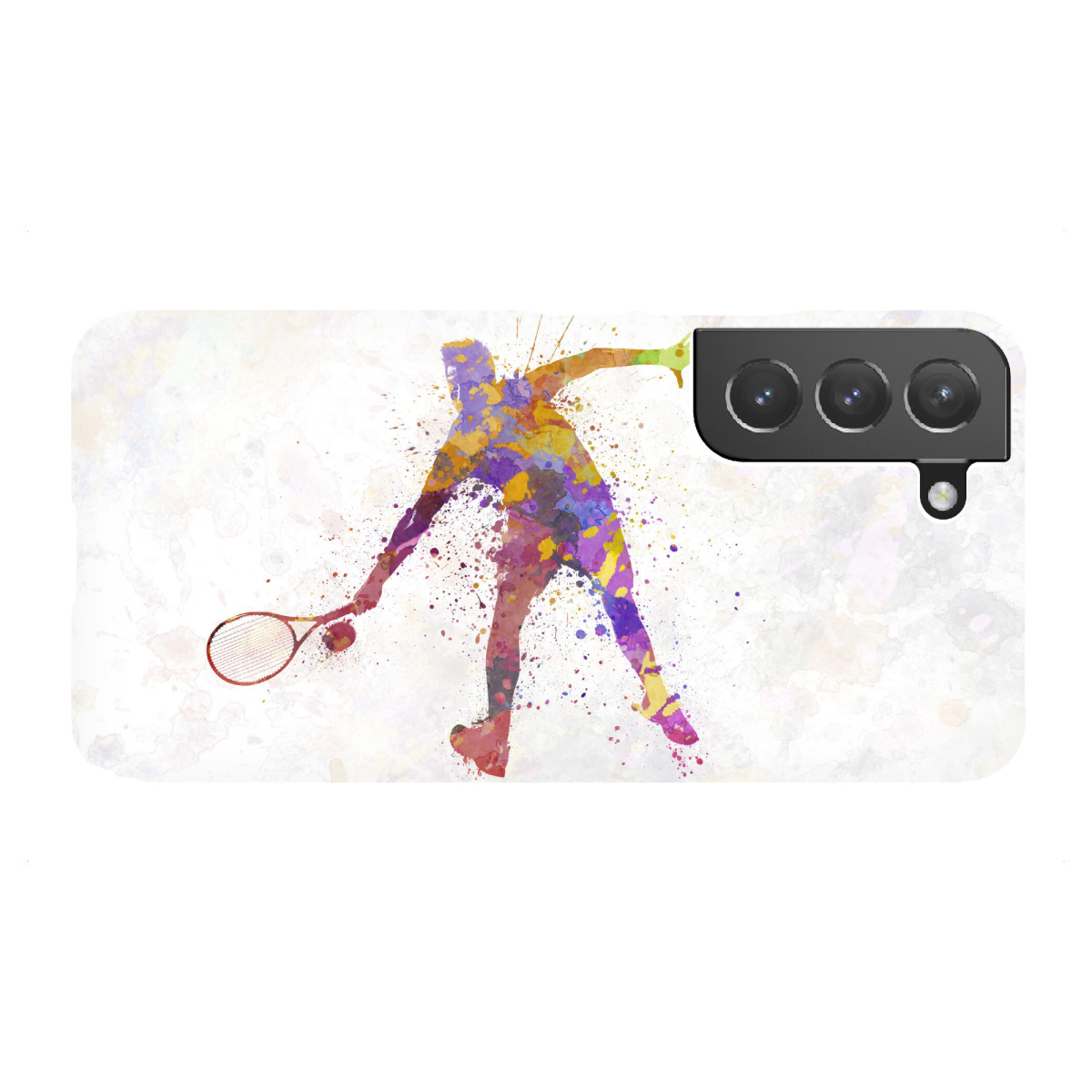 "Tennis player in watercolor-f"für Samsung Galaxy - Premium-Case Handyhülle artboxONE