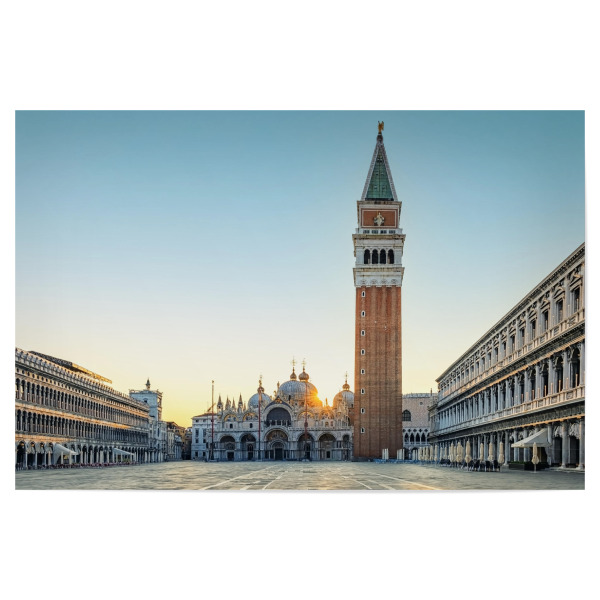 Poster 30x20 cm "St Mark's in the morning" artboxONE - Städte,Reise,Architektur,Städte / Venedig,Reise / Länder