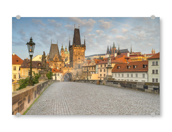 Acrylglasbild "Prager Kleinseite - Malá Strana" artboxONE - Reise,Architektur,Städte / Prag