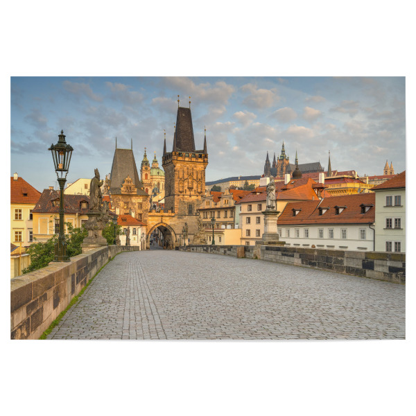 Poster "Prager Kleinseite - Malá Strana" artboxONE - Reise,Architektur,Städte / Prag