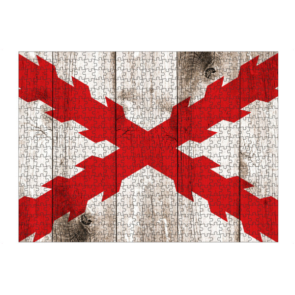 Puzzle Ravensburger "Burgunderkreuz Flagge" artboxONE - Reise