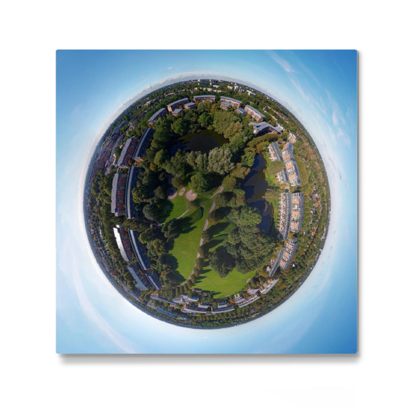 Galerie-Print "Hamburg Max-Herz-Ring, Sommer,high" 30x30 cm artboxONE