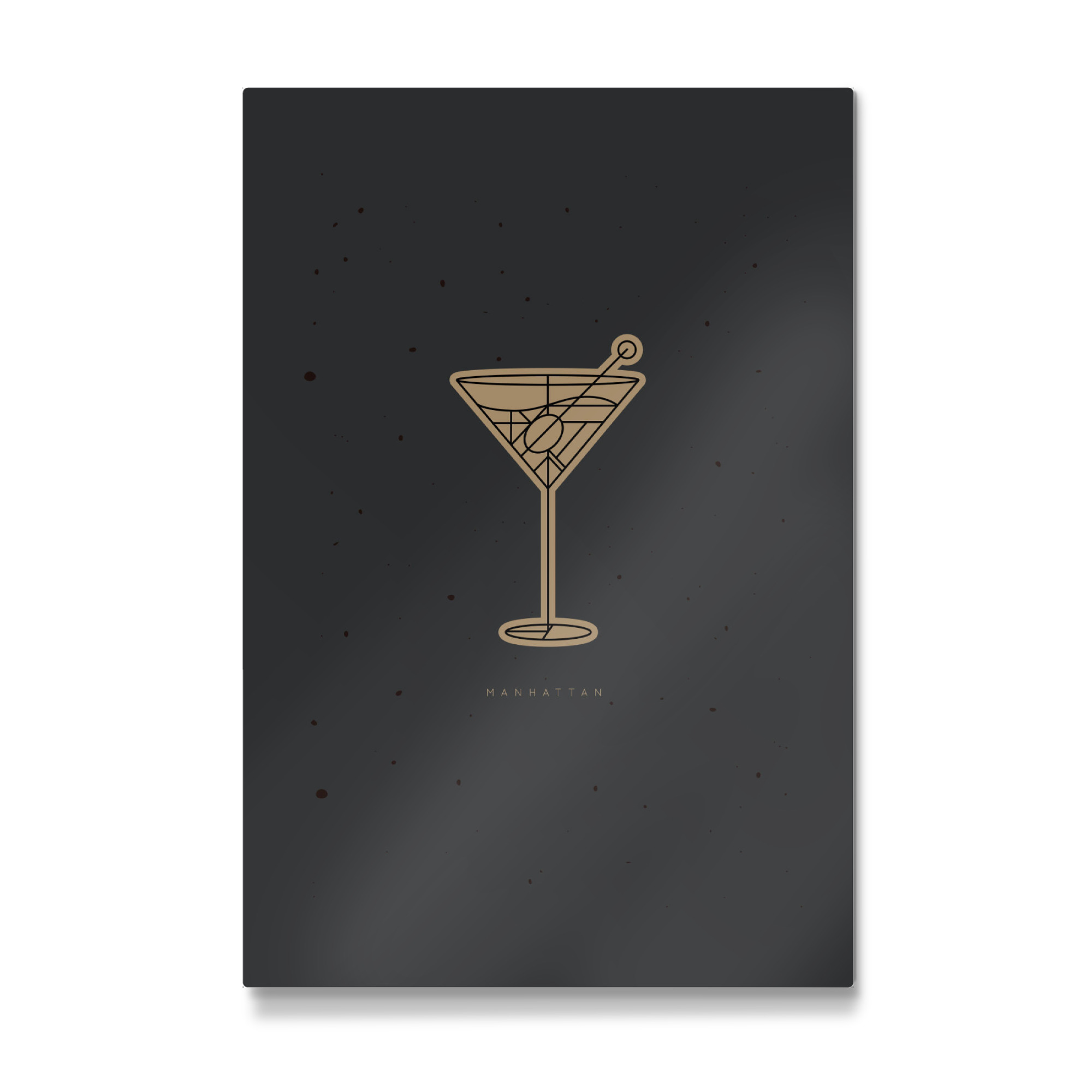 Galerie-Print "Art deco dirty Manhattan dark" 30x20 cm artboxONE